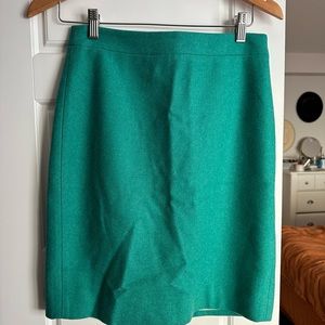 J Crew “The Pencil Skirt” in spring green